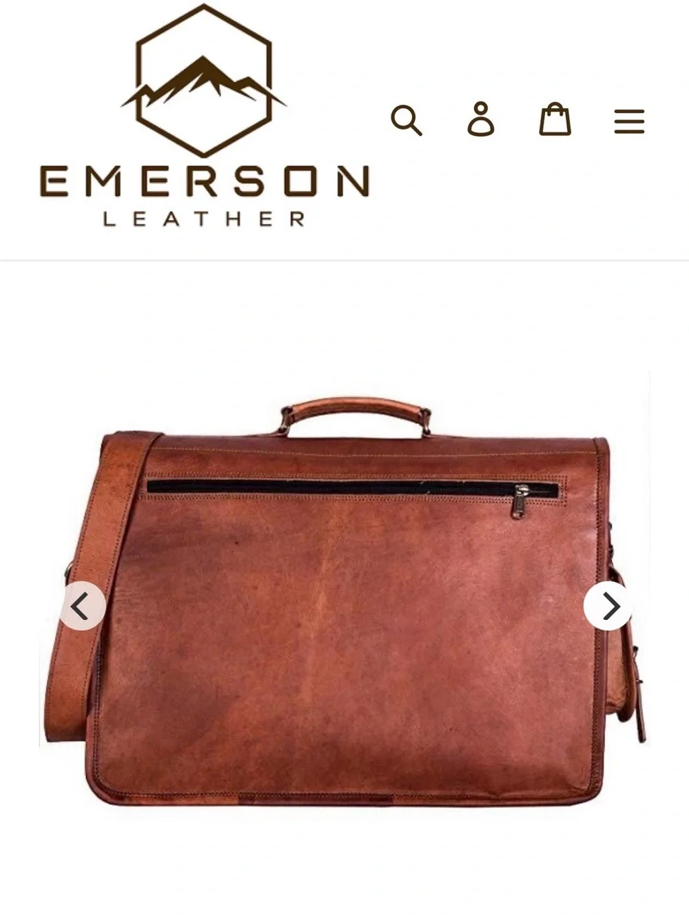 Brown Leather Convertible Backpack-Satchel. Like new